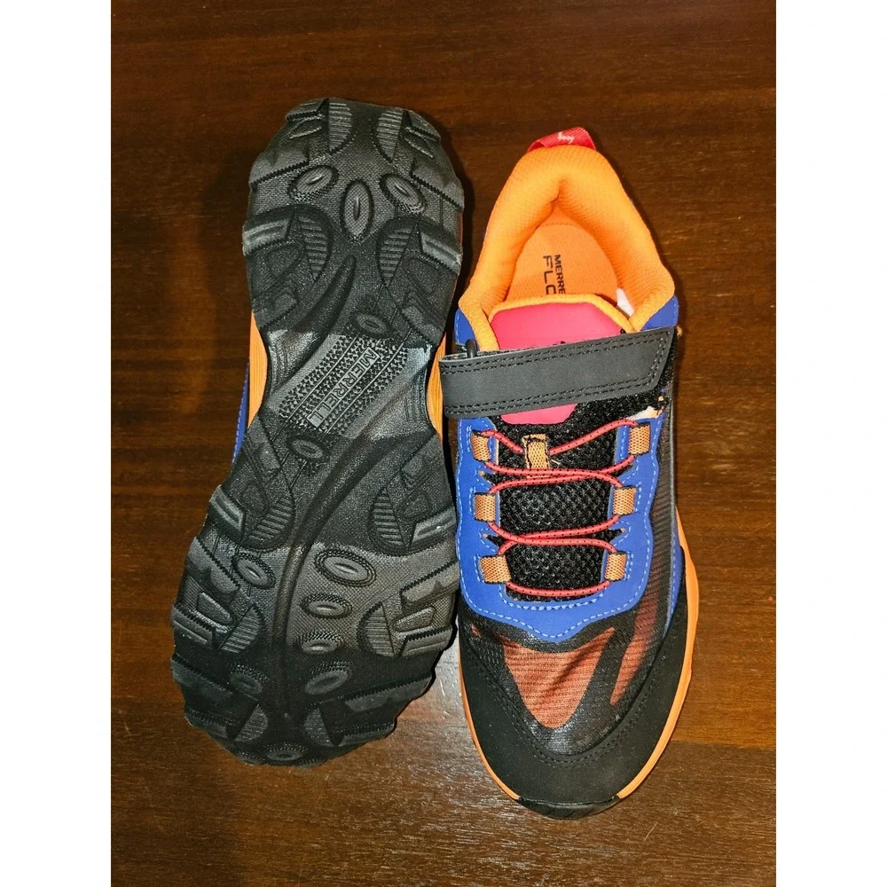 Merrell Moab Speed low waterproof shoe Size 7‎ MK267234 Blue Orange hiking
